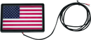 Kuryakyn Freedom Flag LED 4x6 Inch Black - Show Patriotism on Your Motorcycle, UTV, or ATV