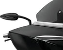 Kuryakyn Teardrop Mirrors Satin Black - Stylish and Functional Powersports Rearview Mirrors