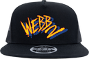 DBK Rad CW2 250 Trucker Hat in Black – Classic Mesh Cap with Adjustable Fit