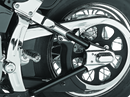 Kuryakyn Boomerang Frame Covers for 2000-2007 Harley Davidson Softail Models - Chrome Finish