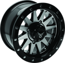 QuadBoss Wagon 14x7 - 5+2 - 4/137 Machined Aluminum Alloy Wheel