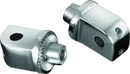 Kuryakyn Splined Peg Adapter Rear Chrome Part 8818 for Honda VTX1800 Models