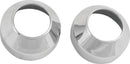 Bikers Choice 41mm Chrome Fork Boot Covers for Harley Wide Glide 1984-2017