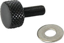 Knurled Seat Knob 1/4 28 Black