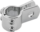 Bikers Choice Chrome 1 Inch 3-Piece Clamp for Motorcycle Accessories