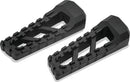 Kuryakyn Riot Pegs Without Adapter Satin Black - Motorcycle Foot Pegs for Off-Road and On-Road Riding