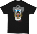 DBK Stache Mullet Moto Tee Black 2X - 100% Cotton, 6 oz