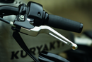Kuryakyn Dillinger Levers for Harley-Davidson Sportster – Silver and Black Aluminum Clutch and Brake Levers Part 6668