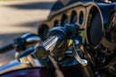 Kuryakyn Heavy Industry Grips Throttle-By-Wire Black (Part