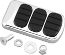 Kuryakyn ISO Standard Brake Pedal Pad Chrome Part 8027 for Powersports Vehicles