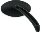 Bikers Choice 65-Up Black Oval Mirrors Custom Pair - Tapered Stem Motorcycle Mirrors for Classic and Custom Bikes