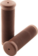 Bikers Choice 1 Inch Brown High Fidelity Grip - Ol' Skool Style with Vibration Dampening