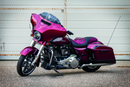 Kuryakyn Tri-Line Saddlebag Hinge Covers for Harley-Davidson Touring Models - Gloss Black Part