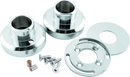Bikers Choice Polished Stainless Steel Hidden External Fork Stop Kit for Harley Davidson