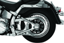 Kuryakyn Boomerang Frame Covers for 2008-2017 Harley-Davidson Softails, Chrome