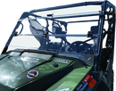 QuadBoss Folding Windshield for Honda Pioneer 1000 - Clear Polycarbonate, Easy Installation