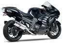 Yoshimura Exhaust Race R 77 Slip-On SS/SS CF Dual for Kawasaki ZX-14R (2012-2021)