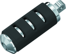 Kuryakyn Trident Large Pegs with Male Mount Adapters in Chrome - Comfortable & Stylish for Harley & Metric Motorcycles