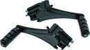 Kuryakyn Adjustable Passenger Pegs with ISO Small Pegs 10 and Up - Black (Part
