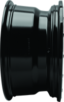 QuadBoss Wagon 14x7 4+3 4/156 Black Machined Wheel - Lightweight Aluminum Performance Rim
