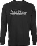 Harddrive Long Sleeve Tee Black/Grey 2x