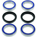 QuadBoss Wheel Bearing Kit - High-Speed ABEC 3 Bearings with Triple Lip Rubber Seals for ATV and UTV Applications Part