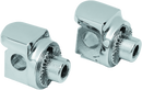Kuryakyn Non-Pivot Splined Peg Adapter for Harley-Davidson Models - Chrome