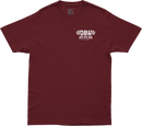 DBK Till The End Tee Burgundy Medium - 100% Cotton 6oz T-Shirt