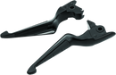 Kuryakyn ISO Levers 14-16 Harley Davidson Touring - Ergonomic Aluminum Hand & Foot Controls with EPDM Rubber Inserts