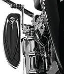 Kuryakyn Floorboard Relocator Brackets for 1997-2016 Harley-Davidson Touring Models, Chrome - Part 4588
