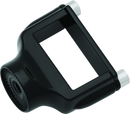 Kuryakyn Side Mount License Plate Holder Clamp for 1986-2023 Harley-Davidson XL Models - Gloss Black