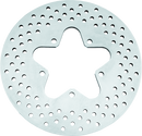 Bikers Choice 86-99 FLT Harley Davidson Rear Brake Rotor - Drilled Steel Replacement for Softail, Dyna & Touring Models