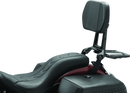 Kuryakyn Neo Driver & Passenger Backrest with Luggage Rack – Black, Part