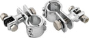 Bikers Choice Chrome Engine Guard Footpeg Mount for 1-1/4 inch Tubes with Male Pegs
