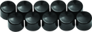 Kuryakyn Kool Kaps Gloss Black 1/4 Inch Allen Head Bolt Covers (Part Number 2457)