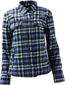 Kuryakyn Leather by River Road Cameo Flannel Moto Shirt for Women - Large