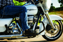 Kuryakyn Front Axle Nut Caps Satin Black for Harley Davidson Touring Models