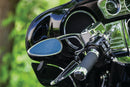 Kuryakyn Teardrop Mirrors Chrome - Stylish and Functional Powersports Side Mirrors