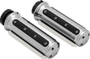 Kuryakyn Heavy Industry Grips Dual Cable Chrome – Long-Lasting Vibration Dampening for Powersports