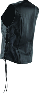 Kuryakyn Leather by River Road Sapphire Leather Vest for Women - Small
