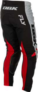 Kinetic Dbk Pants Grey/Black/Red Sz 28