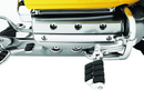 Kuryakyn Dually ISO Pegs with 1-inch Clamps Chrome Pair for Cruiser Motorcycles