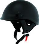 Bikers Choice Skid Lids Traditional Helmet Flat Black - Large