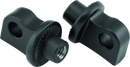 Kuryakyn Splined Peg Adaptors Satin Black for Powersports Applications - Part 8898