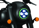 Kuryakyn Orbit Headlight Adapter Black for Indian Chieftain and Roadmaster Models