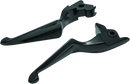 Kuryakyn Boss Blades Lever Set for 2014-2016 Harley-Davidson Touring Models, Gloss Black