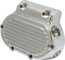 Trans End Cover 5 Speed Finned Chrome Big Twin 87 06