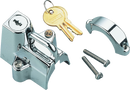 Bikers Choice Chrome Motorcycle Helmet Lock for 7/8 to 1 1/4 Inch Tubing