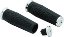 Kuryakyn Hex Grips 1 inch Universal Chrome - Comfortable, Durable Handlebars for Powersports