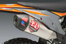 Yoshimura RS-12 Header, Canister, and End Cap Exhaust System for KTM 500 EXC-F and Husqvarna FE 501